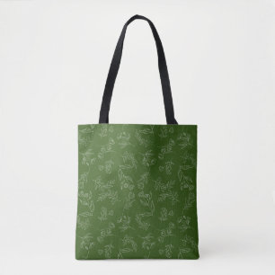 Silhouette der Blume Tasche