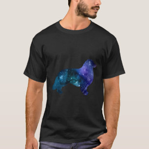 Silhouette der langhaarigen Dackel T-Shirt