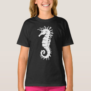 Silhouette der Meereskreatur - Seepferde T-Shirt
