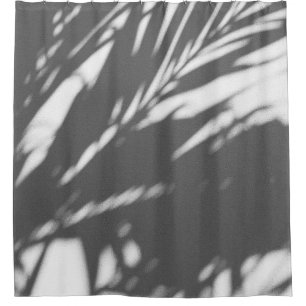 Silhouette der Palme Duschvorhang