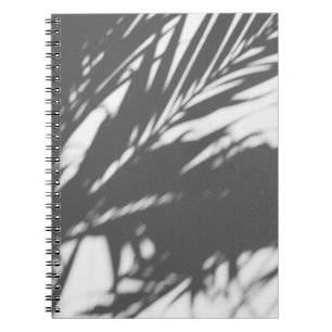 Silhouette der Palme Notizblock