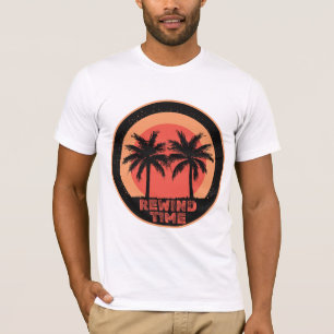 Silhouette der Retro-Palme T-Shirt