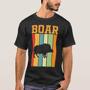 Silhouette der Schatten in Retrofarben T-Shirt