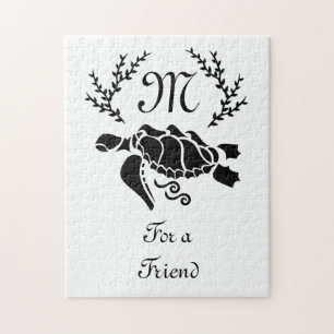 Silhouette der Schwarzmeerschildkröte