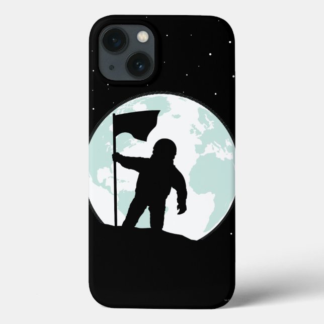 Silhouette des Astronauten Case-Mate iPhone Hülle (Rückseite)