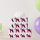 Silhouette des Leiterfox Terrier Geometric Muster Geschenkpapier (Party Gifts)