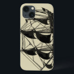 Silhouette des Schiffs mit türmenden Segeln Case-Mate iPhone Hülle<br><div class="desc">Hübsche Silhouette eines Segelnschiffs mit dem Türmen segelt. Sie können einige Zahlen sogar sehen,  die auf der Plattform stehend sind,  den Fortschritt des Schiffs überwachen oder die coole Seebrise gerade genießen. Jedermann das Lieben das Meer,  purchse dieses Stück wenn!</div>