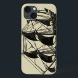 Silhouette des Schiffs mit türmenden Segeln Case-Mate iPhone Hülle<br><div class="desc">Hübsche Silhouette eines Segelnschiffs mit dem Türmen segelt. Sie können einige Zahlen sogar sehen,  die auf der Plattform stehend sind,  den Fortschritt des Schiffs überwachen oder die coole Seebrise gerade genießen. Jedermann das Lieben das Meer,  purchse dieses Stück wenn!</div>