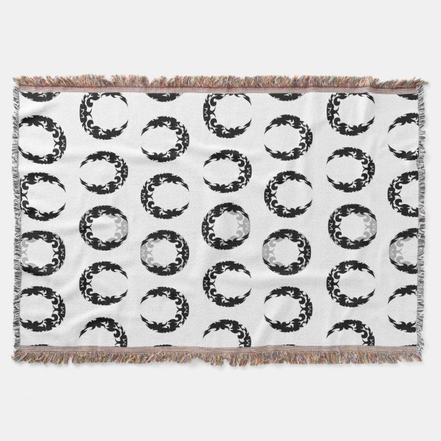 Silhouette des Schwarzen Halbmonds Decke (Vorderseite)