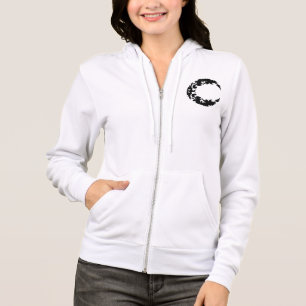 Silhouette des Schwarzen Halbmonds Hoodie