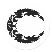 Silhouette des Schwarzen Halbmonds