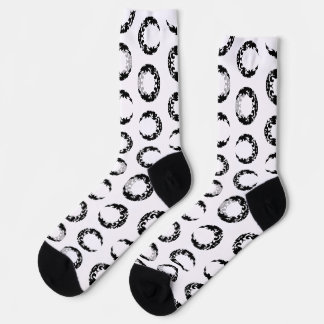 Silhouette des Schwarzen Halbmonds Socken
