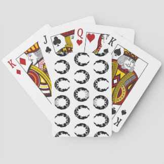 Silhouette des Schwarzen Halbmonds Spielkarten