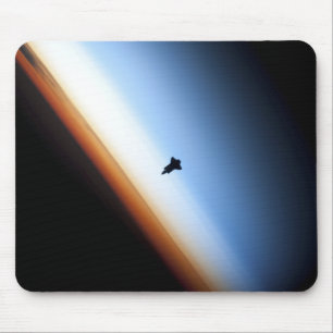 Silhouette des Space Shuttle Endeavour Mousepad