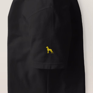Silhouette Doggen  Besticktes Polohemd 