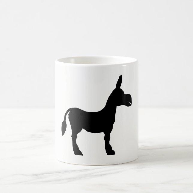 Silhouette Donkey Kaffeetasse (Mittel)