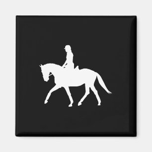 Silhouette Dressur Reitsport Eq Magnet