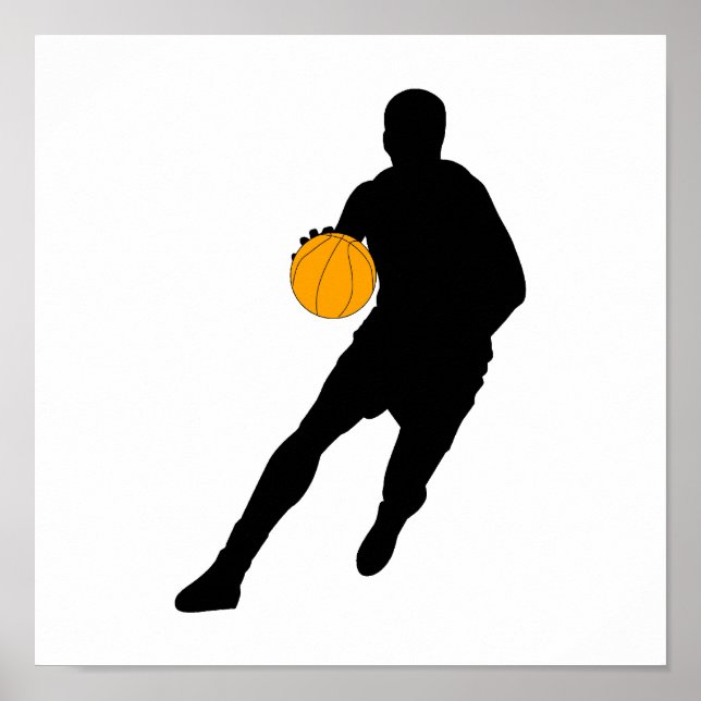 Silhouette Dribble Poster (Vorne)