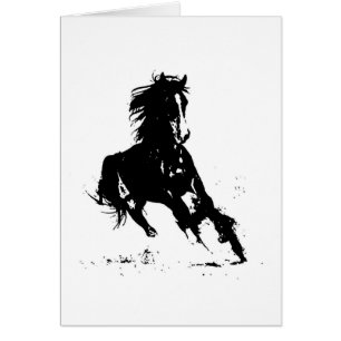 Silhouette du cheval