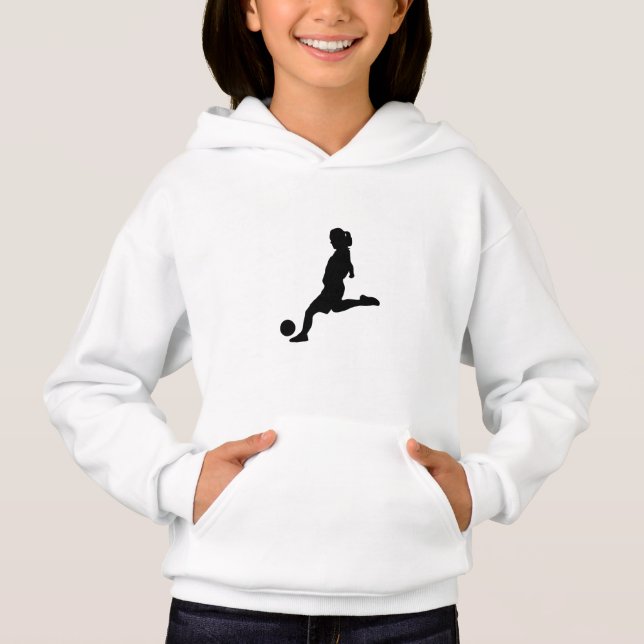 Silhouette du joueur de football féminin (Devant)