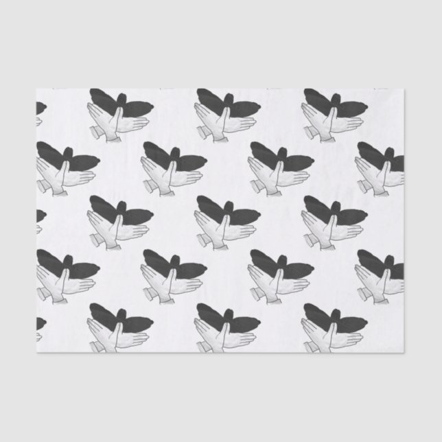 Silhouette Eagle Seidenpapier (Vorderseite)