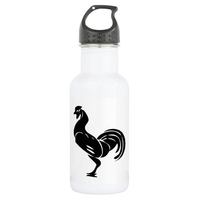 Silhouette Edelstahlflasche (Vorderseite)