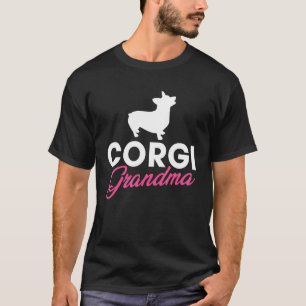 Silhouette einer Corgi-Oma T-Shirt