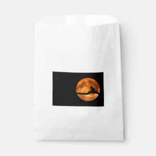 Silhouette einer schwarzen Katze in einem Baum Geschenktütchen