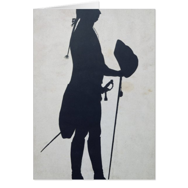 Silhouette eines Mannes (Vorne)