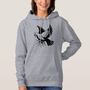 Silhouette eines Vogels, T - Shirt
