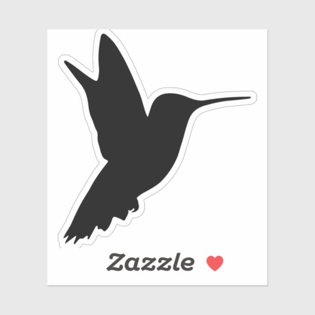 Silhouette fliegender Vögel Aufkleber (Blatt)