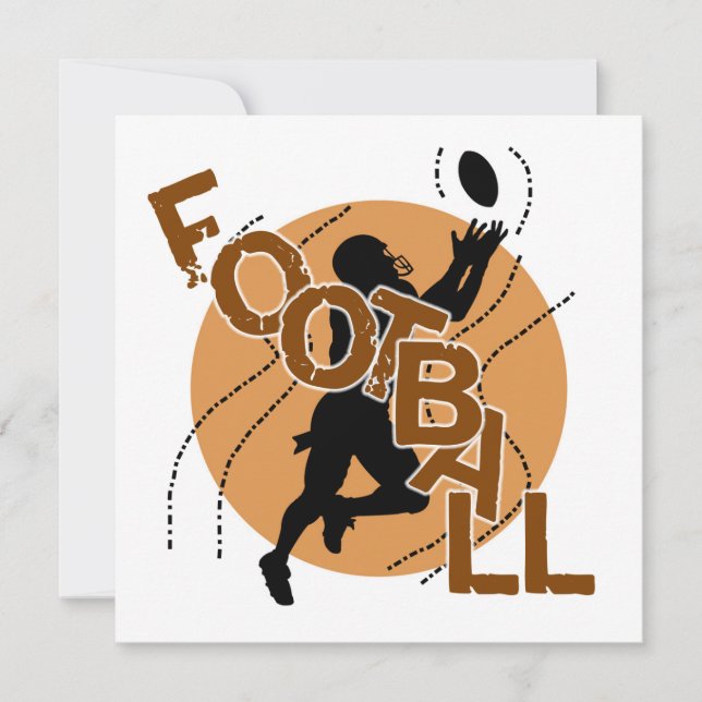 Silhouette Football T Shirts und Geschenke (Vorderseite)