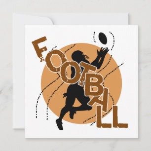Silhouette Football T Shirts und Geschenke