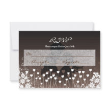 Silhouette für Herzblut - RSVP-Karte