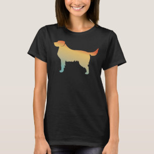 Silhouette für Hunde Labrador Retriever T-Shirt