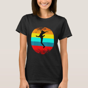 Silhouette für Sportspieler Grafik-Dekoration T-Shirt