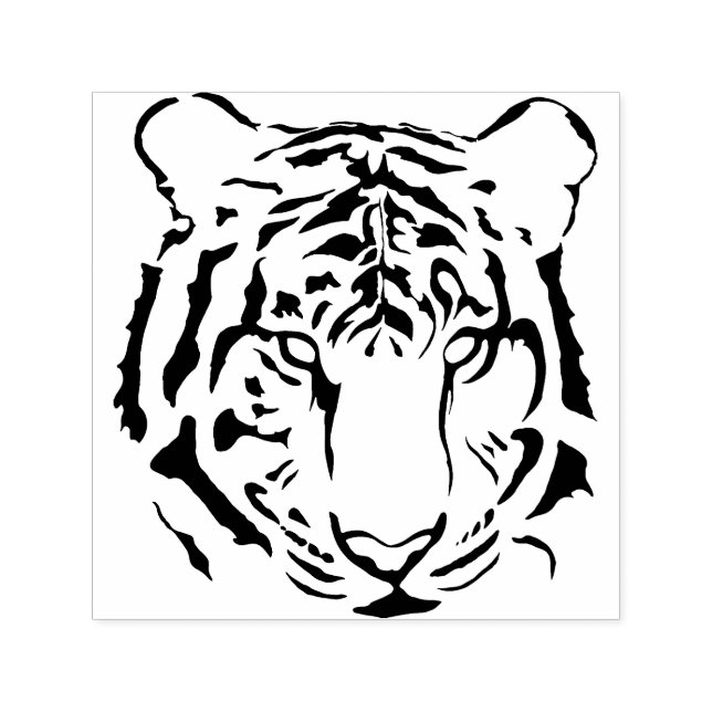 Silhouette für Tiger-Streifen Permastempel (Design)
