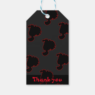 Silhouette Geschenkanhänger