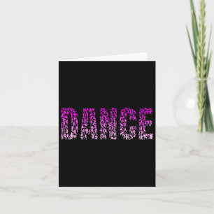 Silhouette Girls Dance Shirt Dancer Shirt Frauen D Karte