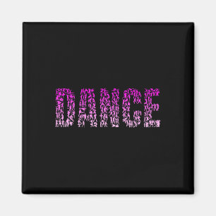 Silhouette Girls Dance Shirt Dancer Shirt Frauen D Magnet