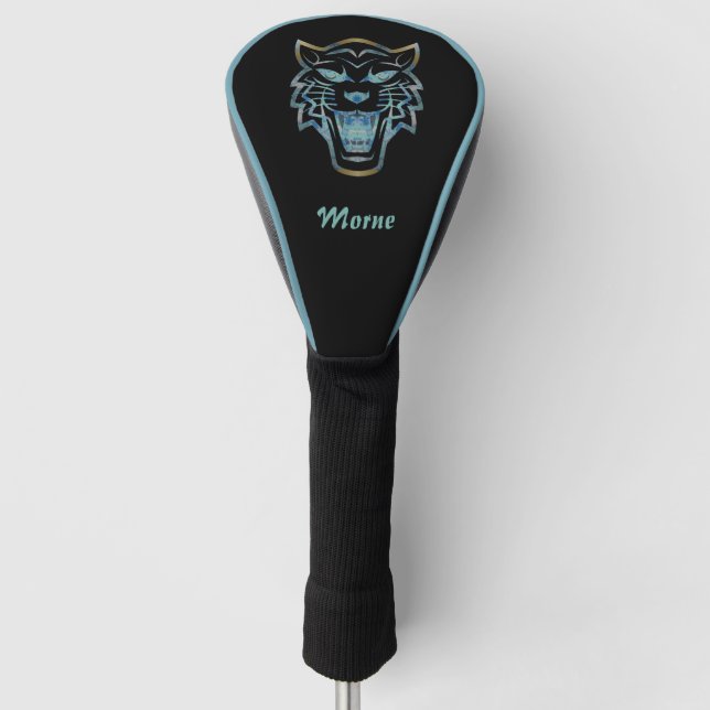 Silhouette Golf Headcover (Vorderseite)