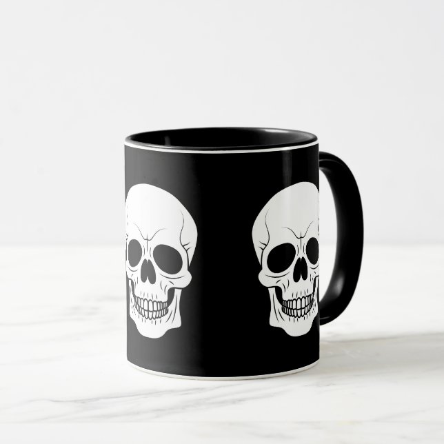 Silhouette Halloween Tasse (VorderseiteRechts)