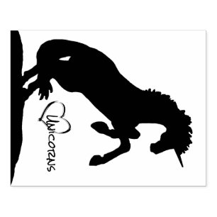 Silhouette (Herz) Gummistempel