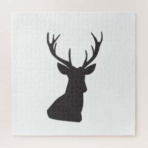 Silhouette Hirsche Silhouette Wild Postca