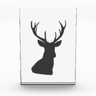Silhouette Hirsche Silhouette Wild Postca Fotoblock
