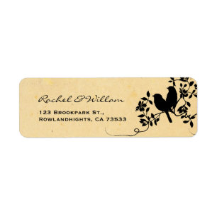 Silhouette Hochzeit der Vintagen Blumenliebhaber