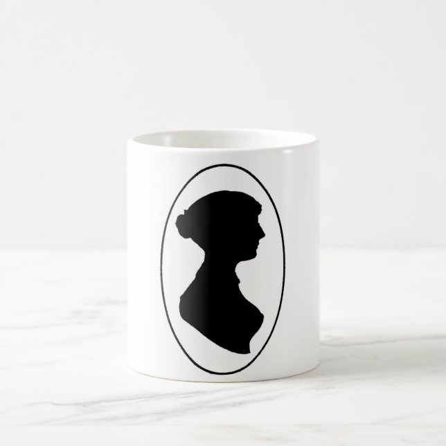 Silhouette Janes Austens Verwandlungstasse (Mittel)