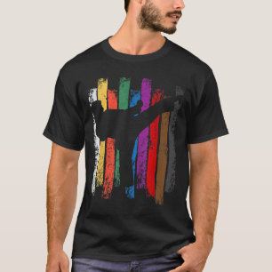 Silhouette Karate Belt Colors T-Shirt