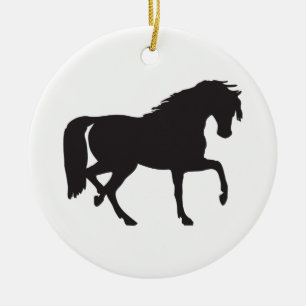 Silhouette Keramik Ornament