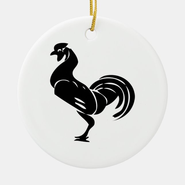 Silhouette Keramikornament (Vorne)